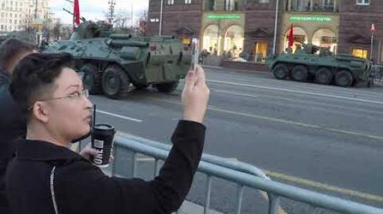 Москва перекрыта — все в мигалках и танках — Репетиция парада 29 апреля 2021 года